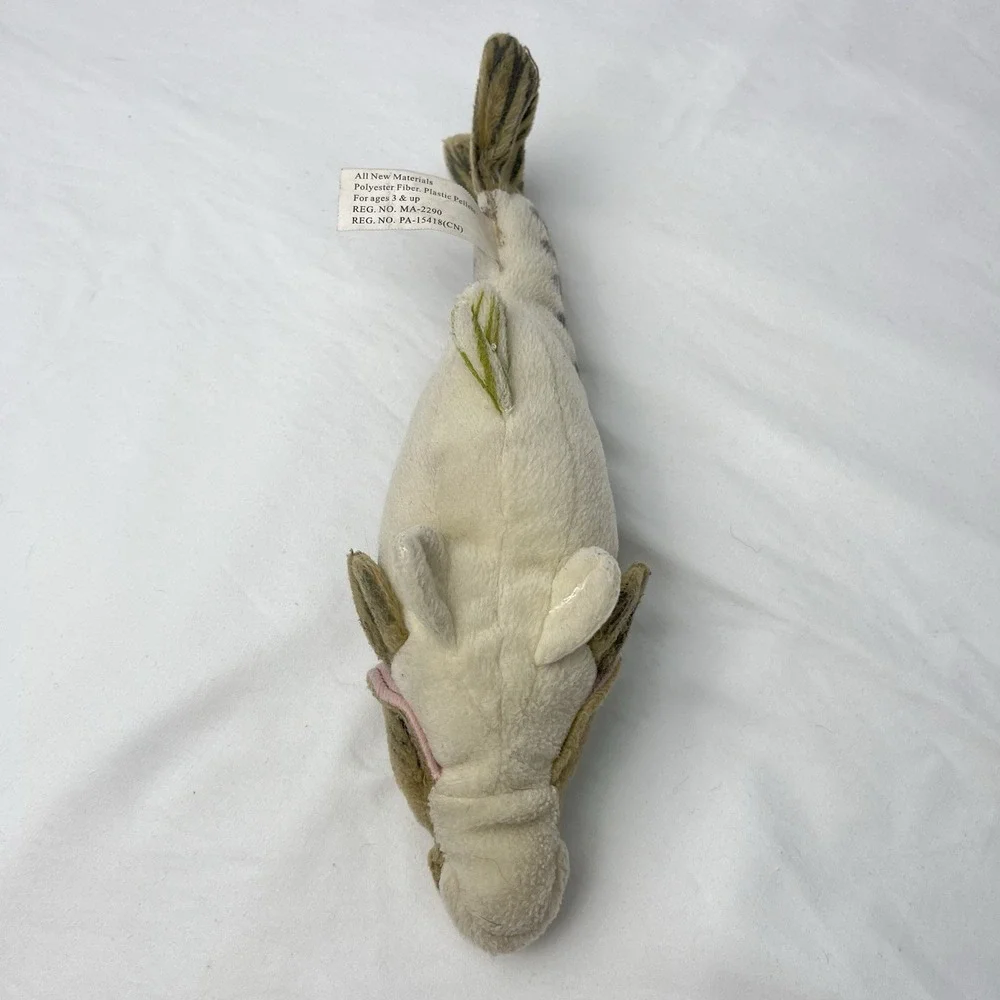 Cabin Critters Stuffed Plush Large Mouth Bass Fish Animal Toy 10 Inch Freshwater